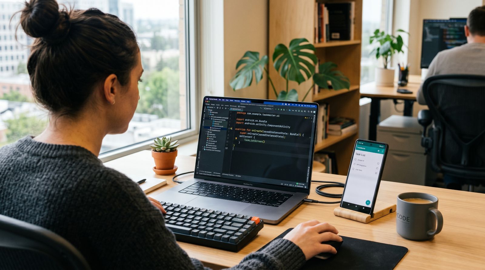 رابط کاربری Android Studio Narwhal با Migration Agent برای مهاجرت به Kotlin